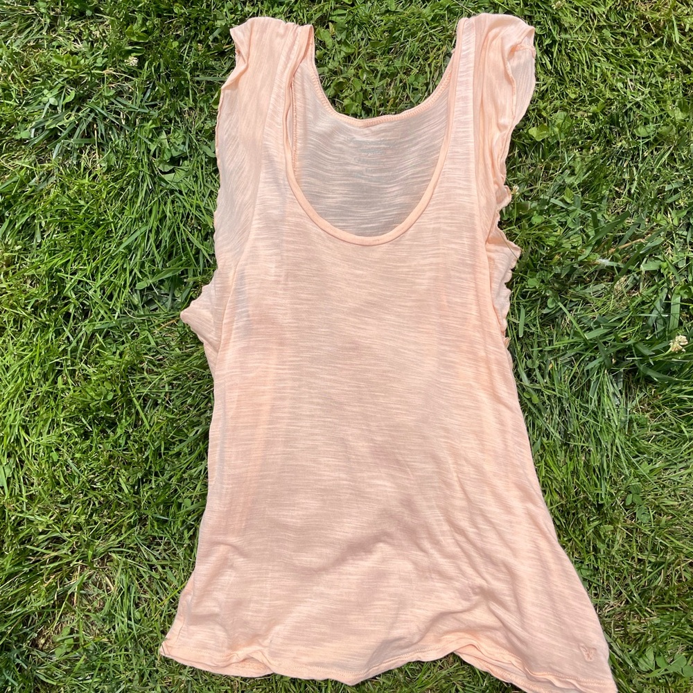 Peach Sleeveless Women's Top